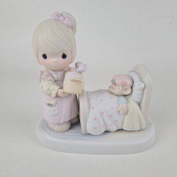 Precious Moments 100102 Make Me A Blessing Forever Porcelain Figurine Vintage - Picture 1 of 6